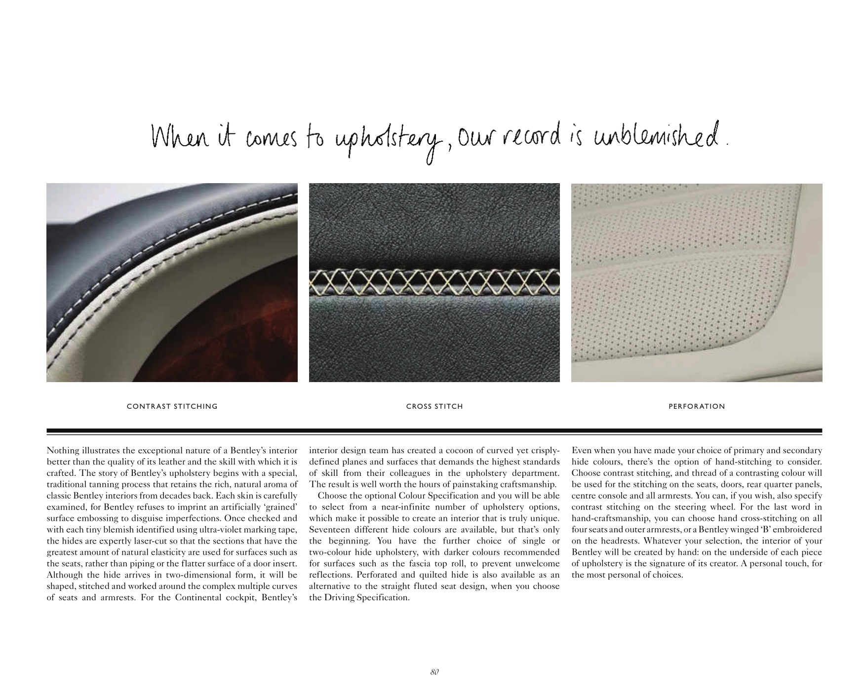 2013 Bentley Continental Brochure Page 7